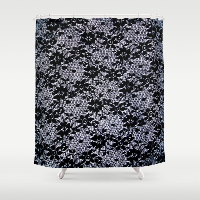 Black Lace Shower Curtain By Elenaindolfi Society6