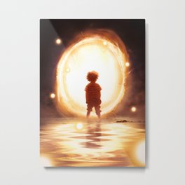 A Child's Portal Metal Print