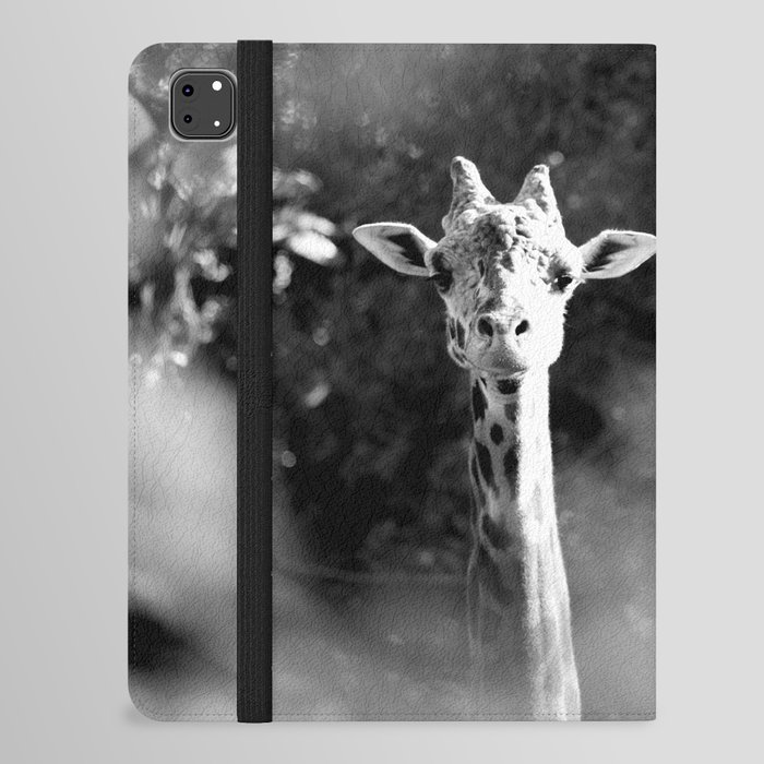 portrait of giraffe iPad Folio Case