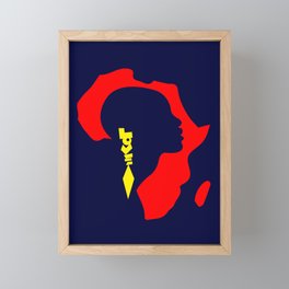 Afro-Americana Framed Mini Art Print