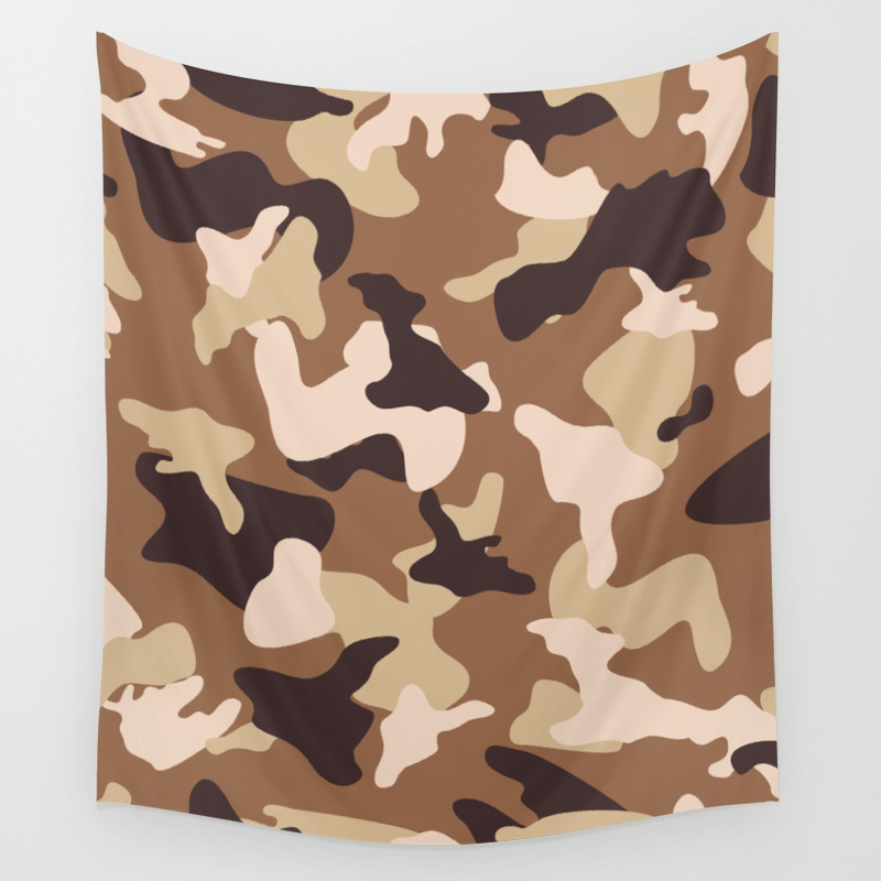 Desert sand camouflage army pattern Wall Tapestry ARTPICS | Society6