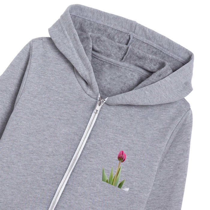 Maroon Tulip Kids Zip Hoodie