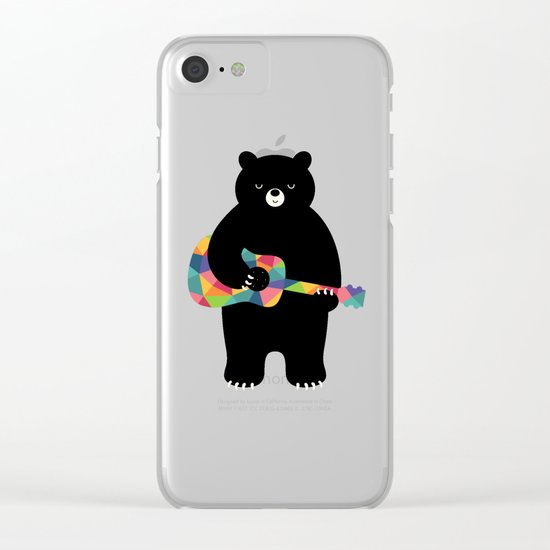 Happy Song Clear iPhone Case