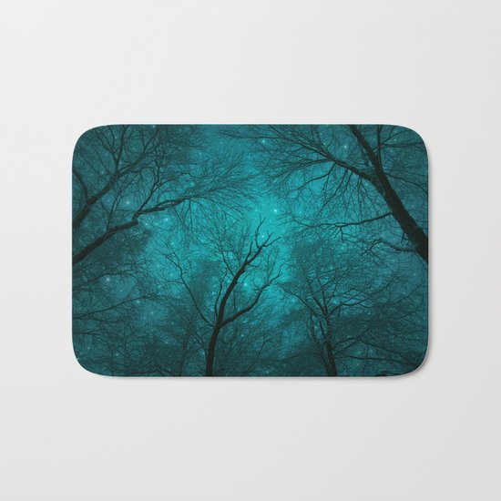 Simply Stare Upward (Dark Winter Sky) Bath Mat