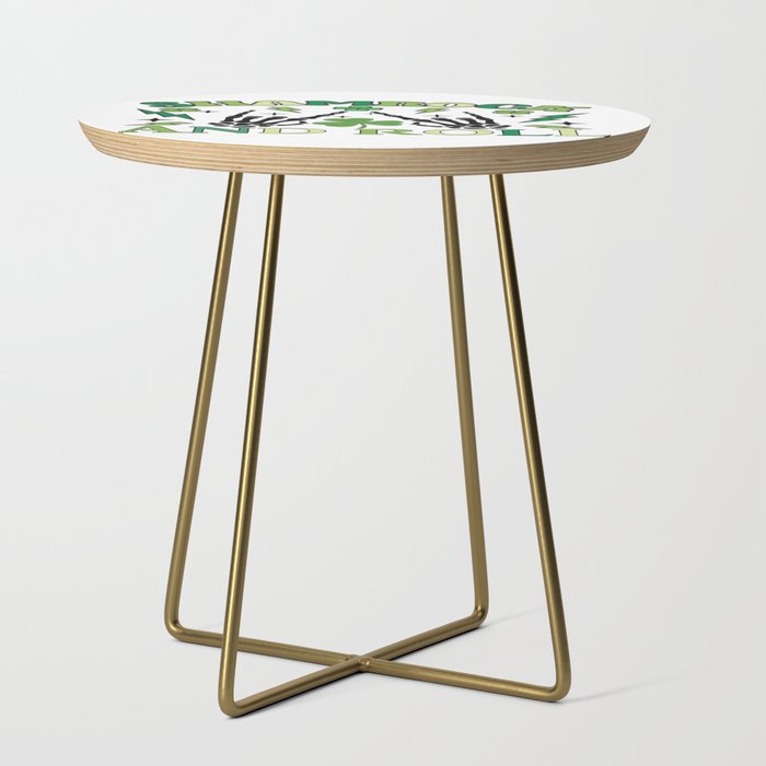 Shamrock and roll St. Patricks day 2022 Rock tee Side Table