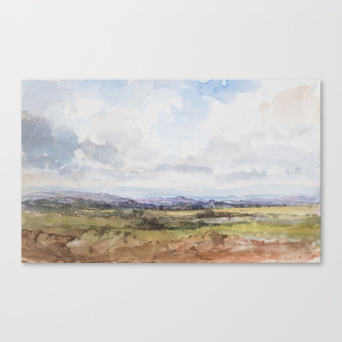 landscape by Anne Nasmyth Canvas Print