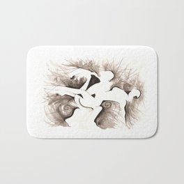 MOMENTO Bath Mat | Illustration, Graphic Design, Painting, Abstract 