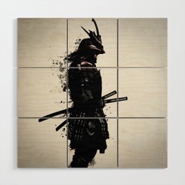 Armored Samurai Wood Wall Art
