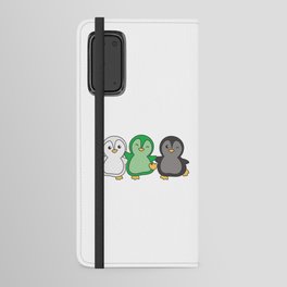 Neutrois Flag Pride Lgbtq Cute Penguin Android Wallet Case