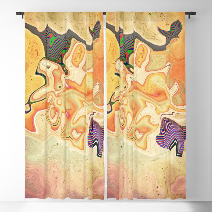 Atish / Trippy Colours Design Blackout Curtain