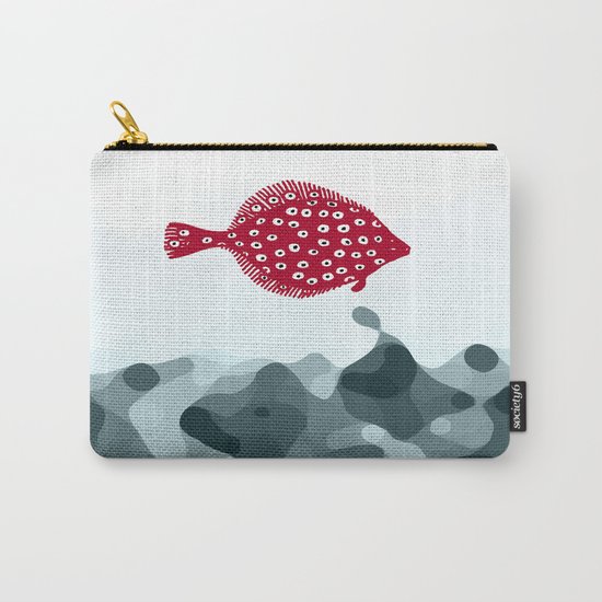 Little Red Fish Carry-All Pouch