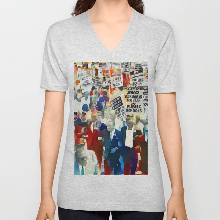 MLKJr Civil Rights Leader 1963 March On Washington 20201123 V Neck T Shirt
