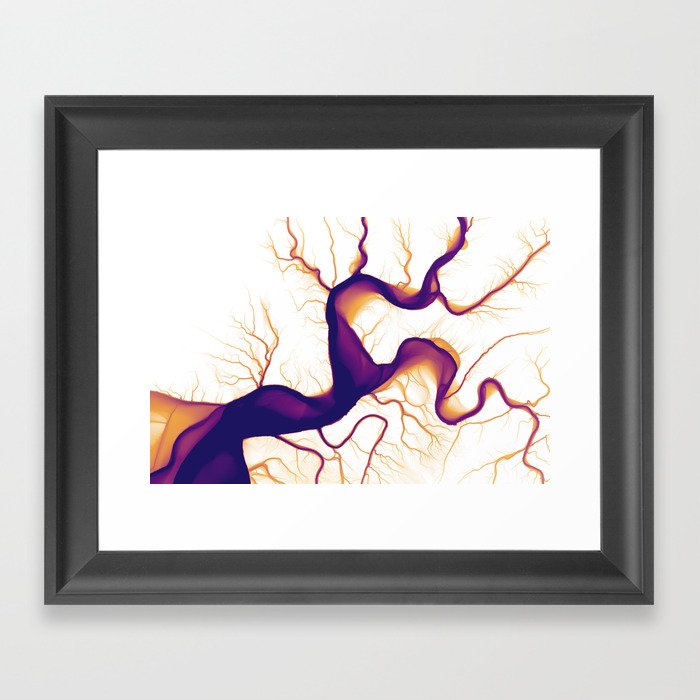 Colorado River Delta Waters Framed Art Print