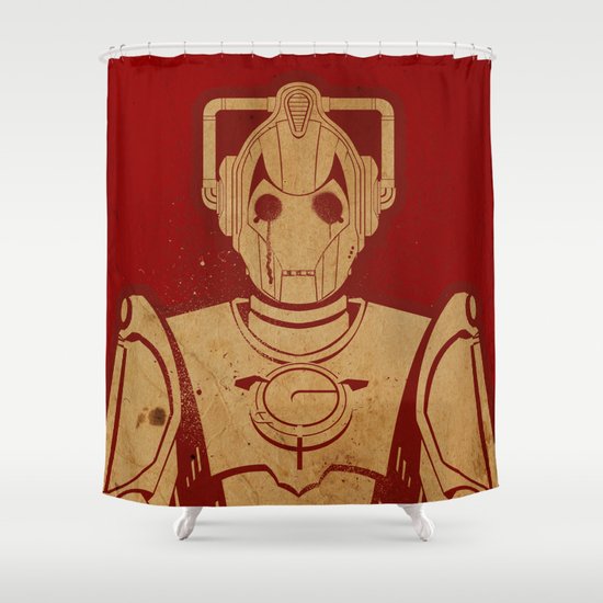 Cyber Shower Curtain