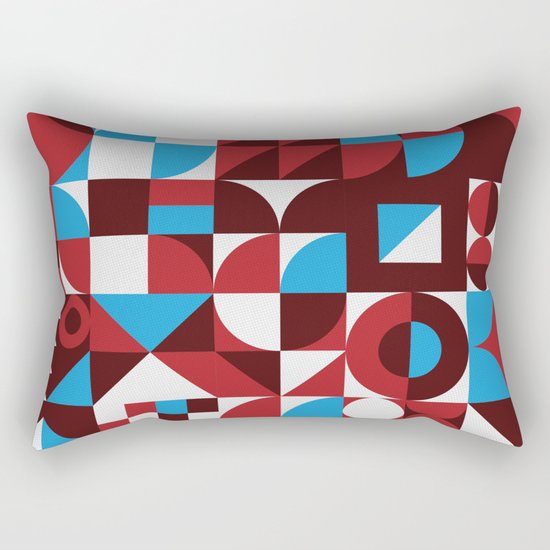 Chill Vibes - Retro 1960s Mid Century Modern Print Rectangular Pillow by BoomCat Society6