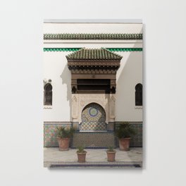 The Mosque of Paris | Travel photography art | Photo print | Islamic building Metal Print | Mosaic, Details, Wanderlust, Nature, Muslim, Architectural, Marrakech, Photo, Architecture, European 