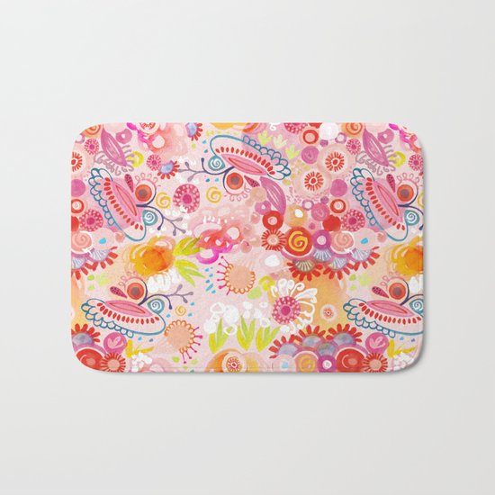 Vibrant summer Bath Mat