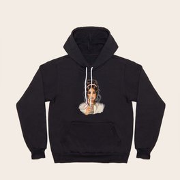 Woman With Boba Tea Hoody