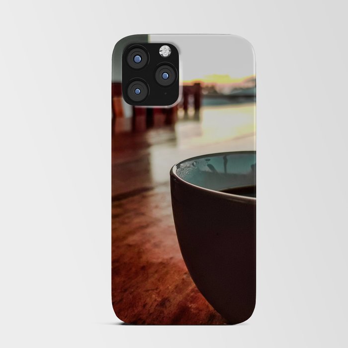 Coffee on deck iPhone Card Case