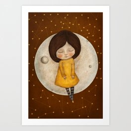 Moon Song 2 Art Print
