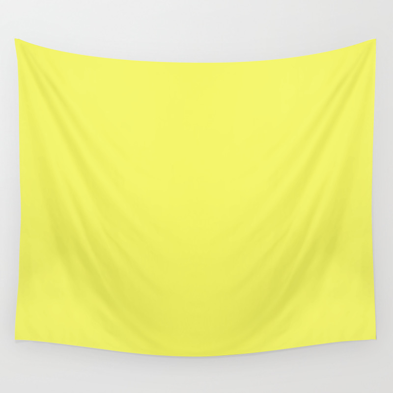 Pastel Limelight Yellow 2018 Fall Winter Color Trends Wall Tapestry By Podartist Society6