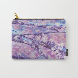 Violet and pink marble texture Carry-All Pouch | Stone, Marble, Painting, Pinkmarble, Ink, Pink, Abstract, Violetmarble, Lilac, Peach 