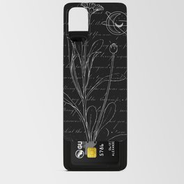 Witchy Black Greyscale Android Card Case