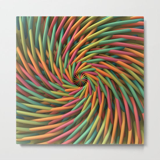 Swirl-o-Rama Metal Print
