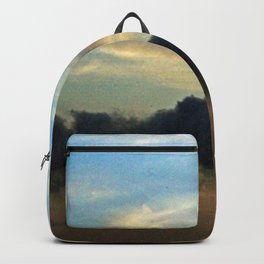 Black Cloud Golden Clouds Cloudscape Skyscape Backpack | Weather, Texture, Photo, Atmosphere, Goldenclouds, Clouds, Nature, Stormy, Blackcloud, Sunrise 