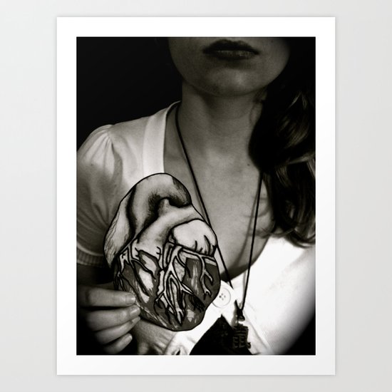 A Beating Heart is Better than None Art Print