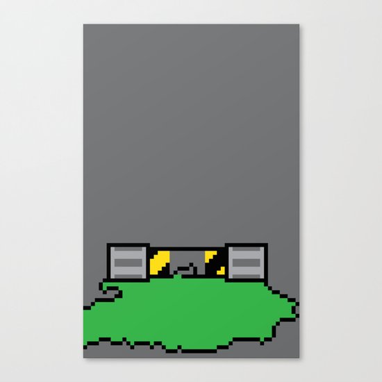 Teenage Mutant Ninja Pixels Canvas Print