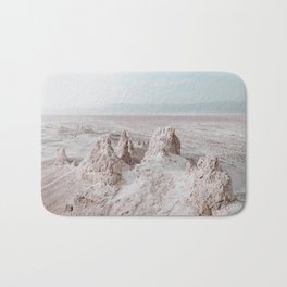 Trona Pinnacles II / California Desert Bath Mat | Wanderlust, Nature, Summer, Vector, Digital, Painting, Sanbernardino, Illustration, Abstract, Landscape 
