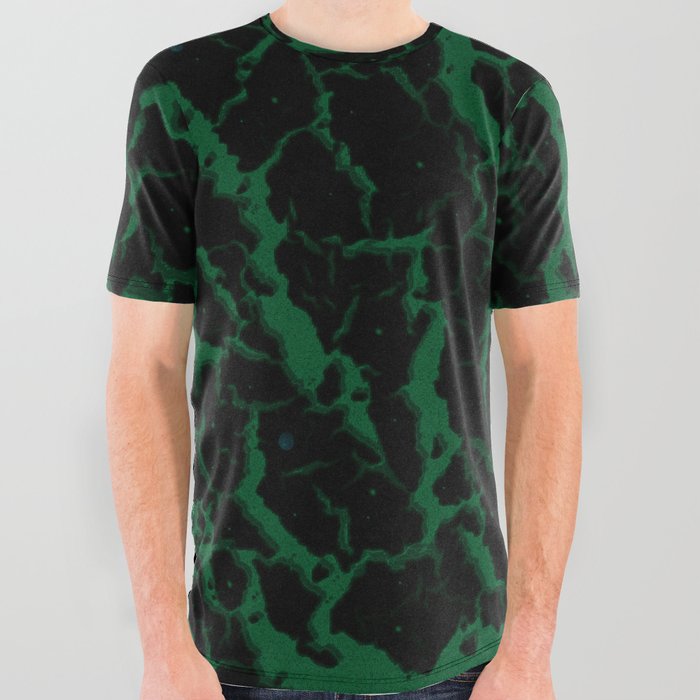 Cracked Space Lava - Forest All Over Graphic Tee