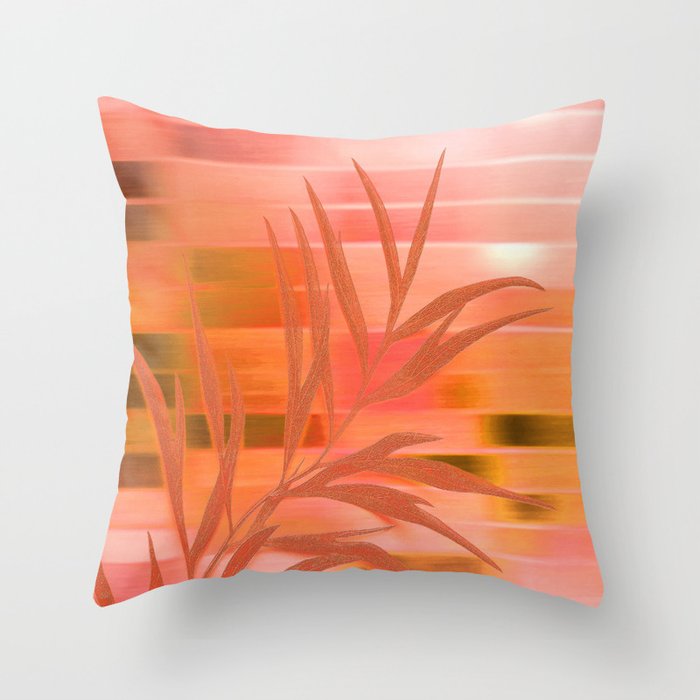 Silky Dusk Throw Pillow