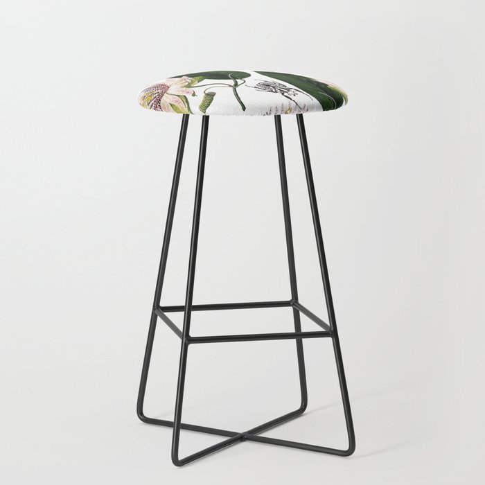 Summer among Passion Flowers Bar Stool