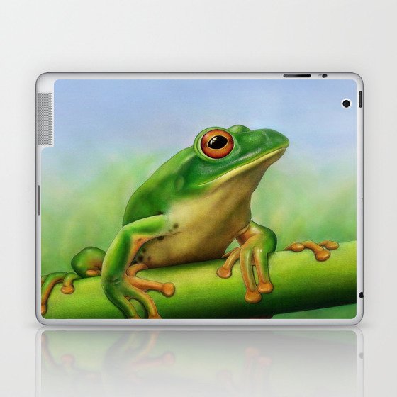 Moltrecht's Green Treefrog Laptop & iPad Skin
