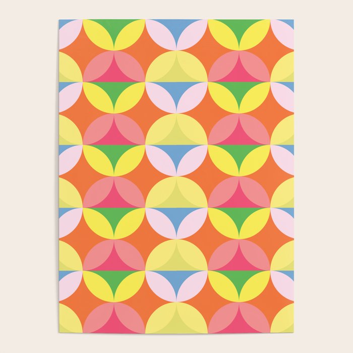 vintage 70s wallpaper poster by misterpattern