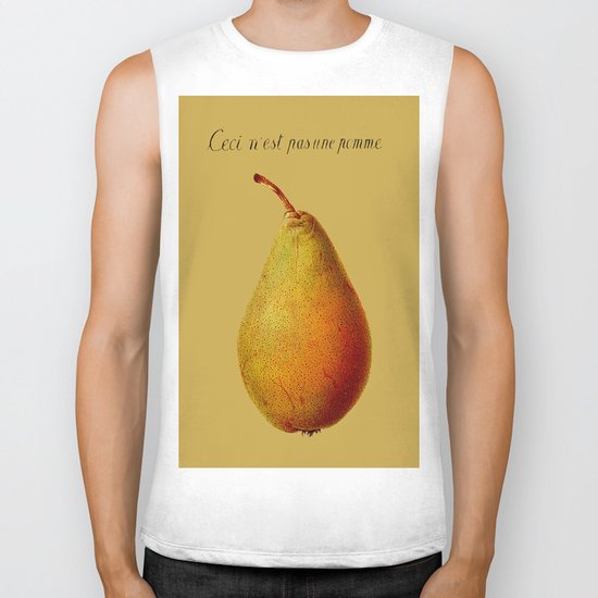 Ceci n'est pas une pomme Biker Tank