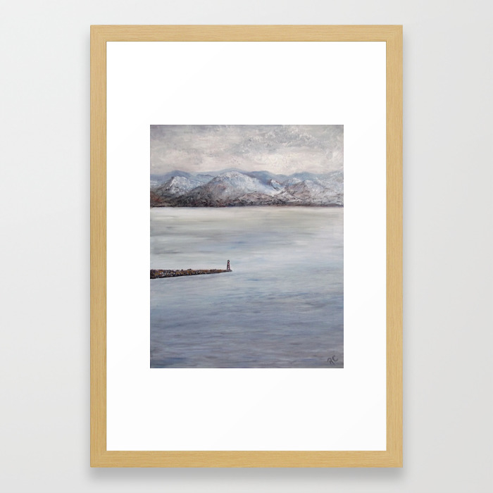 Sandpoint Idaho Framed Art Print By Rokinronda Society6