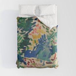 Landscape at Collioure - Henri Matisse - Exhibition Poster Duvet Cover
