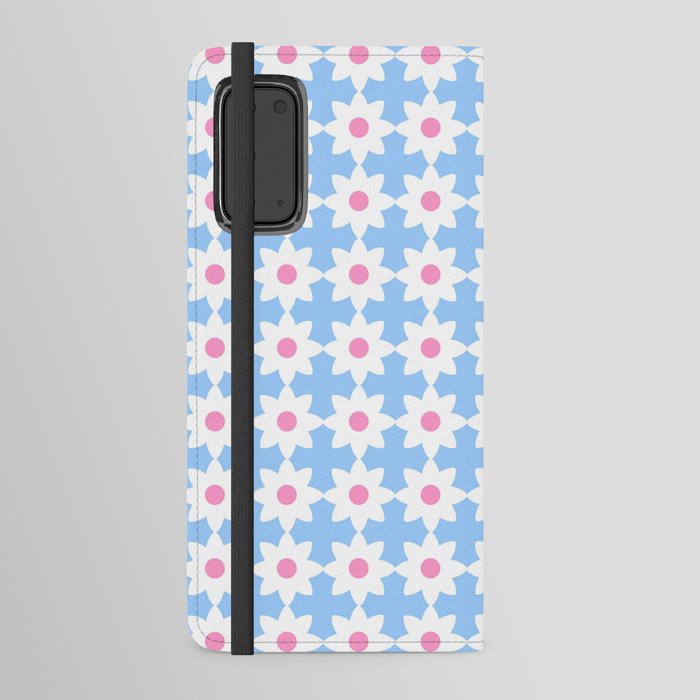 geometric flowers 184 Android Wallet Case