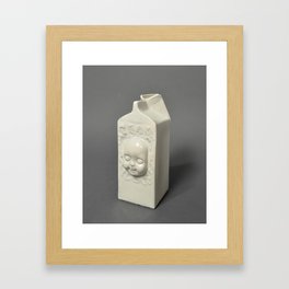 Baby Face Carton Framed Art Print