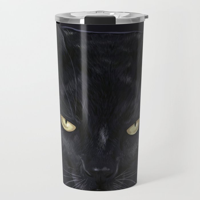 Black Cat Travel Mug