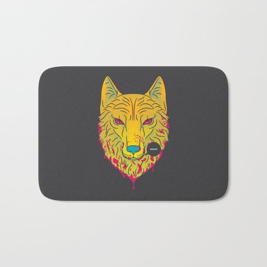 The Unbridled Anger of a Decapitated Direwolf Bath Mat