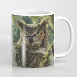 Great Horned Owl - Watching and Waiting Mug