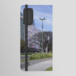 Argentina Photography - Side Walk Under The Blue Sky In Buenos Aires Android Wallet Case