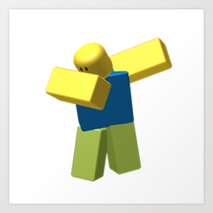 Roblox Dab Art Print By Everythingsvcks Society6 - roblox dab art print