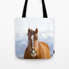 Beautiful Mountain Horse Tote Bag