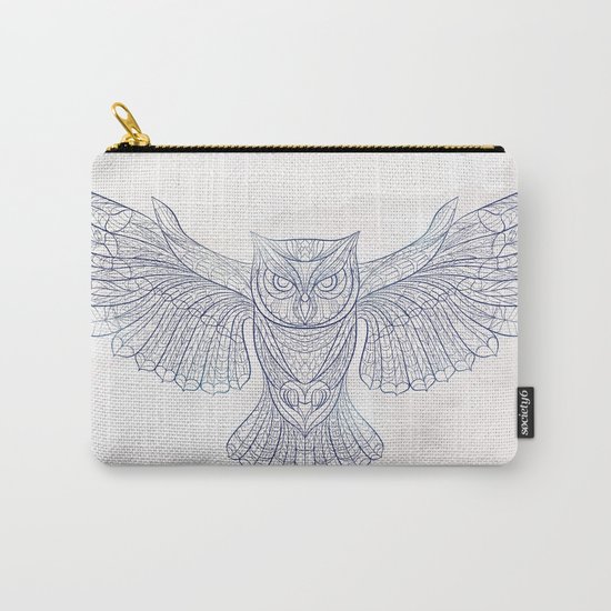 Ethnic Owl Carry-All Pouch