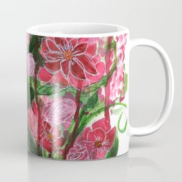 Red Bloom Coffee Mug
